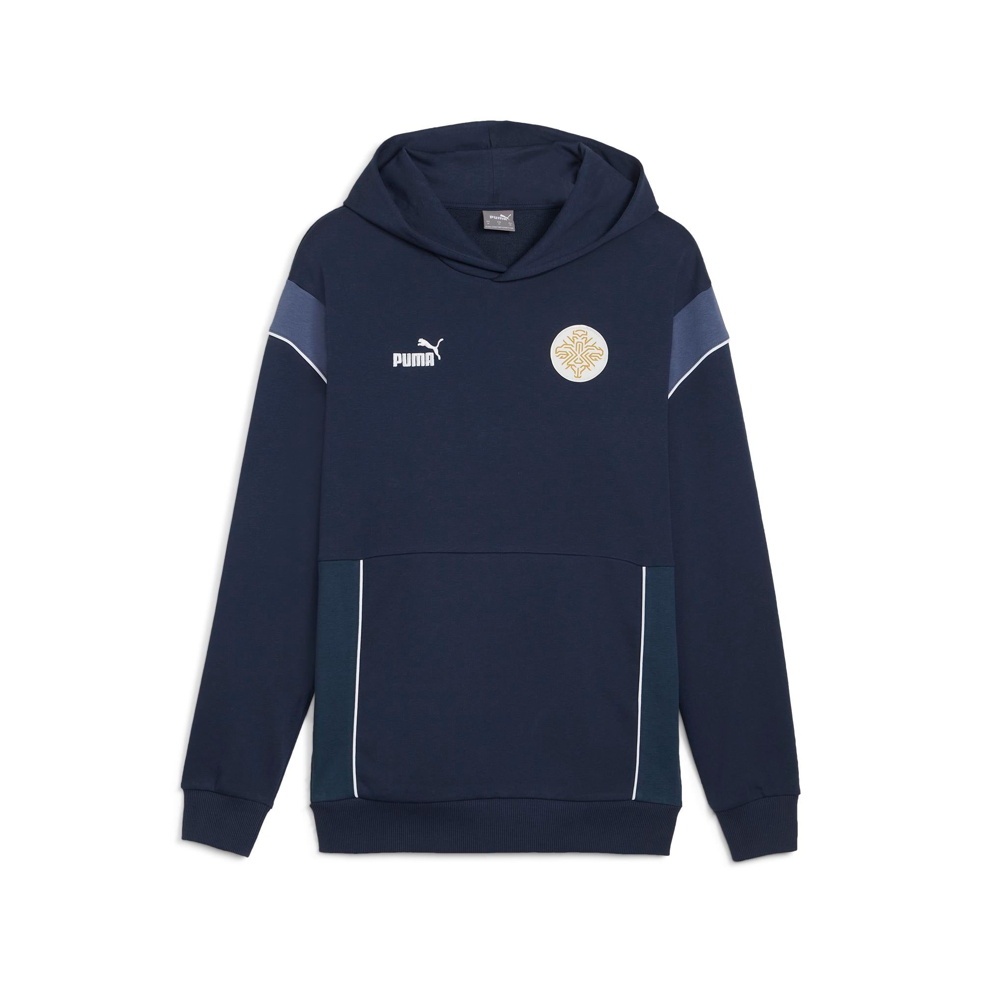 Dark blue puma hoodie sale