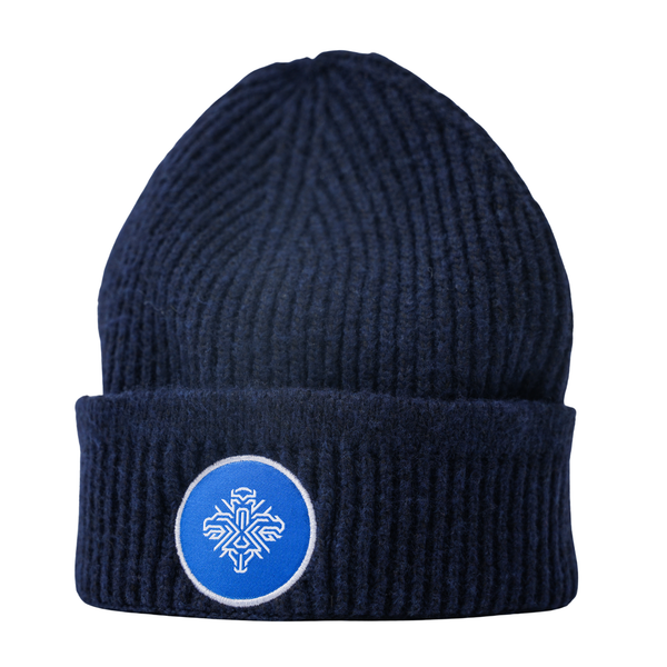 Beanie with Turnup Crest