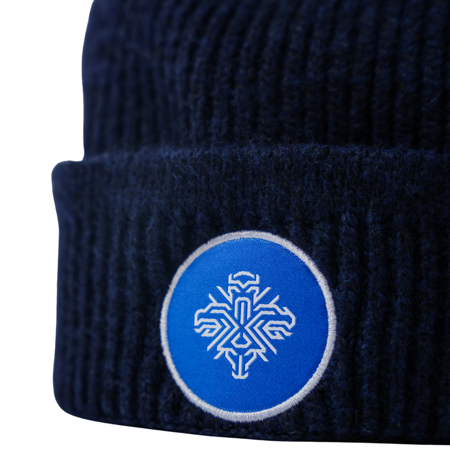 Beanie with Turnup Crest