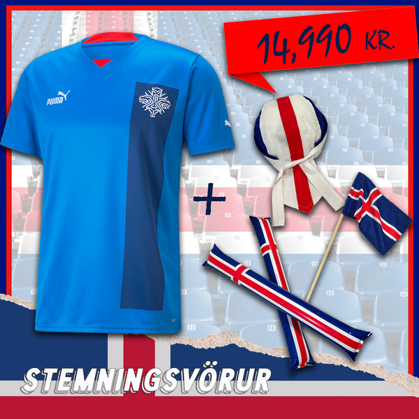 Icelandic home jersey replica men-STEMNINGSVÖRUR