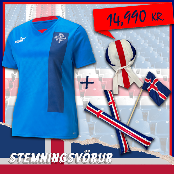 Icelandic home jersey replica women –STEMNINGSVÖRUR